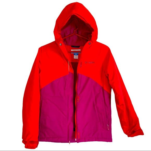 Columbia Winter Jacket Teen size 14/16 red & pink - Picture 1 of 6
